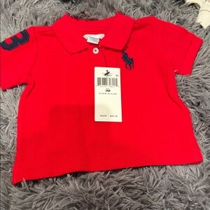 Polo by Ralph Lauren Bright Red Kids Polo Shirt